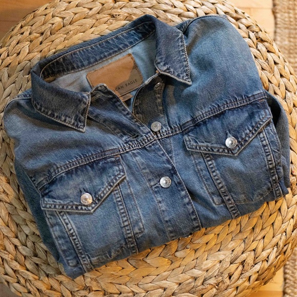 AE Boyfriend Denim Jacket - Picture 7 of 7